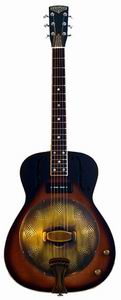 Guitar with piezo pick up and P-90 electro pick up " Really authentic tone"